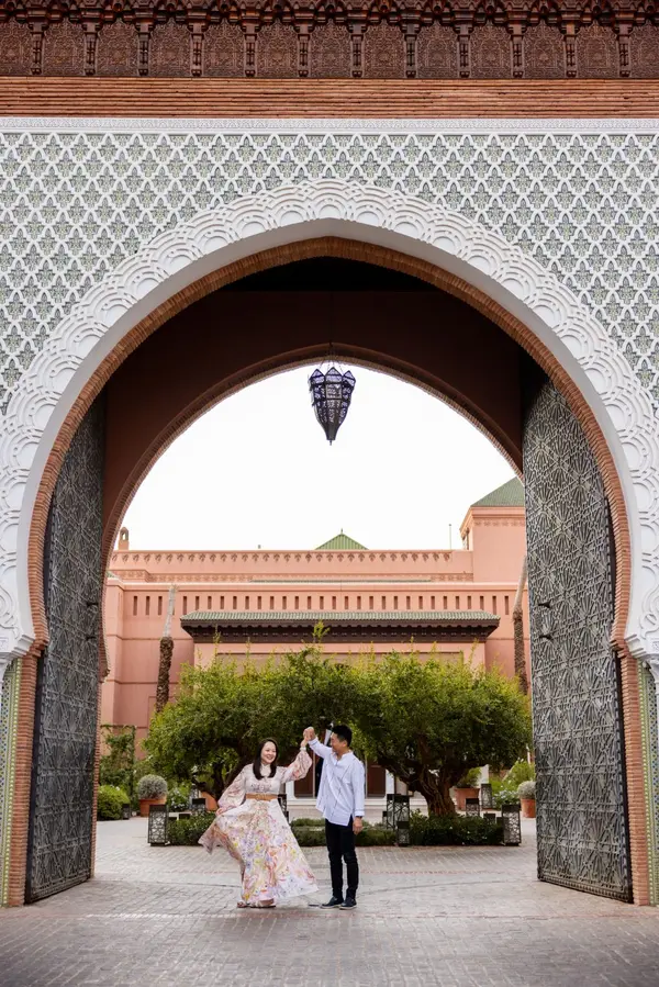 Engagement photoshoot in Marrakech